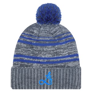 LSC - AJM Acrylic / Polyester Micro Fleece Cuff Toque w/ Pom Pom